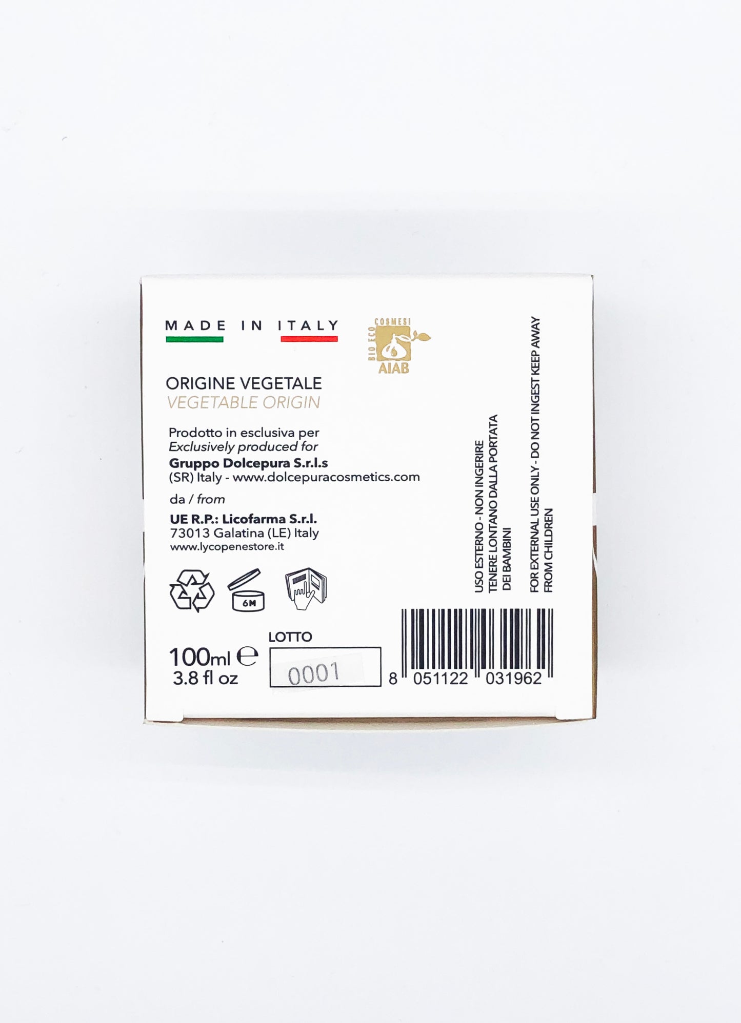 GESICHTS Kosmetik maske "NATÜRLICH SCHÖN"-Bio-Lycopin-Opuntia (Anti-Aging, stimulierend und regenerierend). Bio-und pflanzliche Herkunft